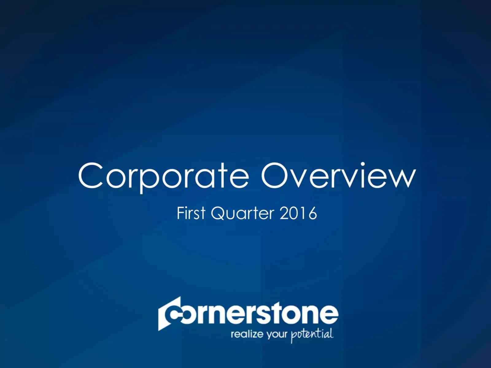 Cornerstone OnDemand (CSOD) pitch deck slide