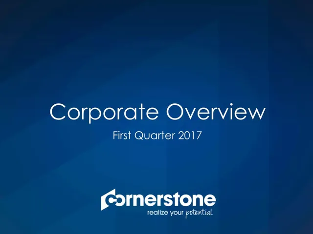 Cornerstone OnDemand (CSOD) pitch deck cover