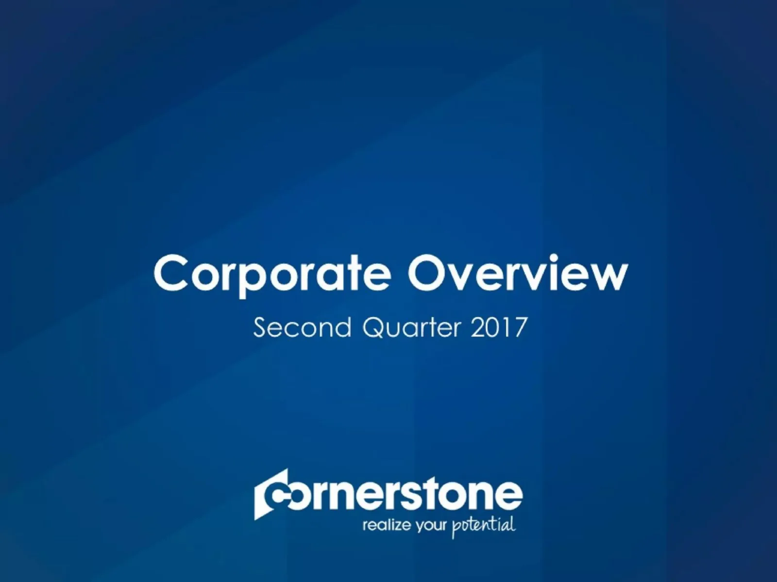 Cornerstone OnDemand (CSOD) pitch deck slide