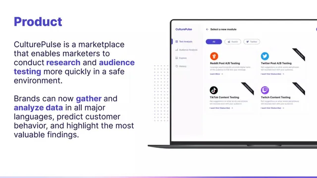 Product / solution slide 3 from CulturePulse