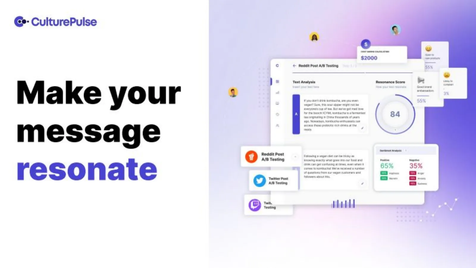 CulturePulse pitch deck slide