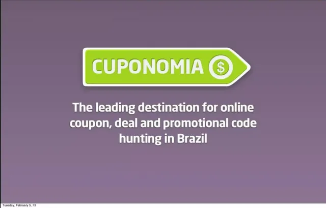 Cuponomia pitch deck cover