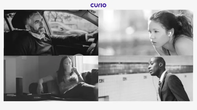 Curio pitch deck cover