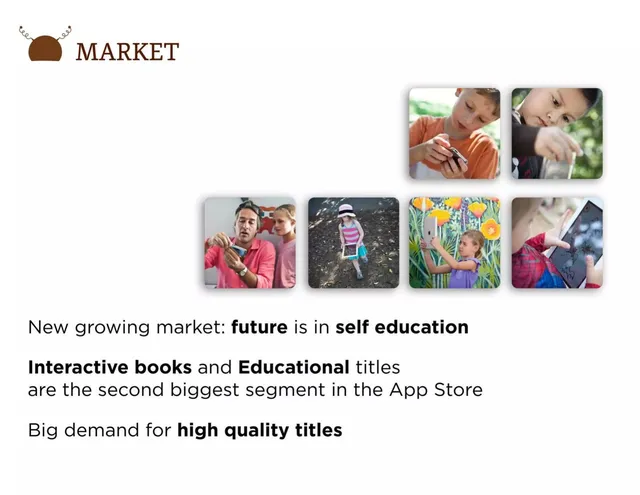 Market analysis / overview slide 6 from Curious Hat