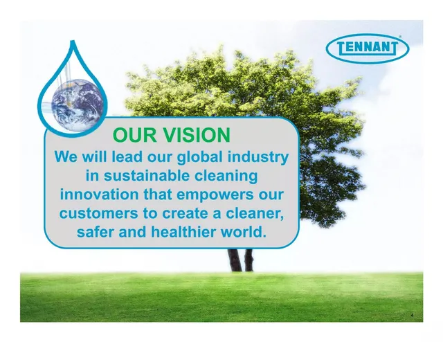 Vision slide 4 from Tennant Company