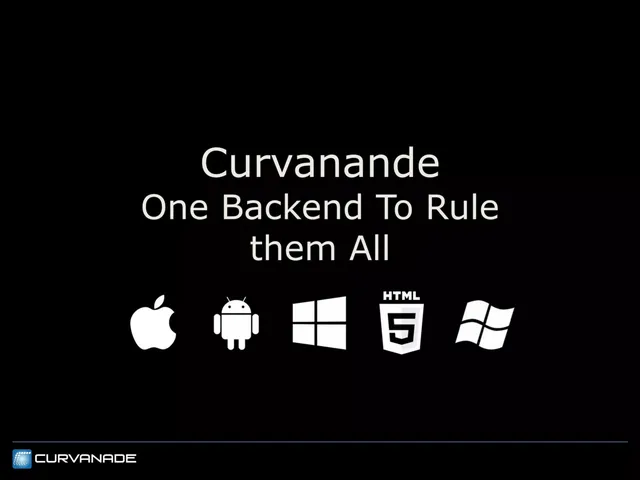 Curvanade pitch deck cover
