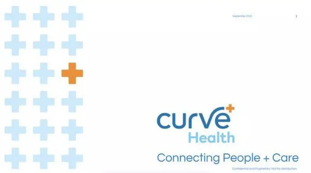 Curve Health pitch deck cover