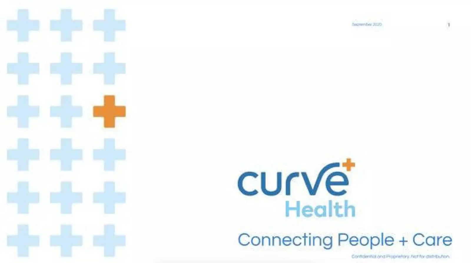 Curve Health pitch deck slide