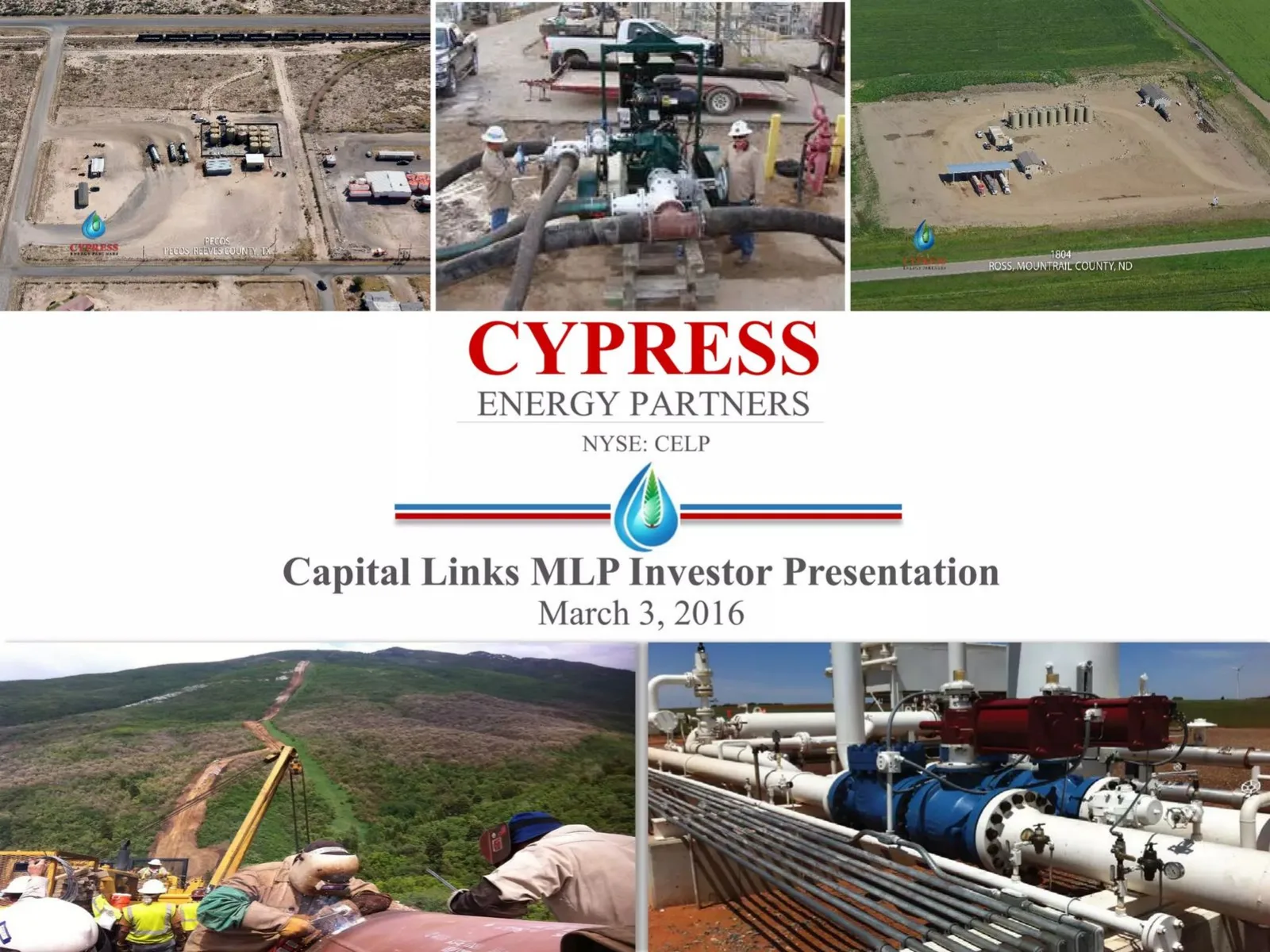 Cypress Energy Partners (CELP) pitch deck slide