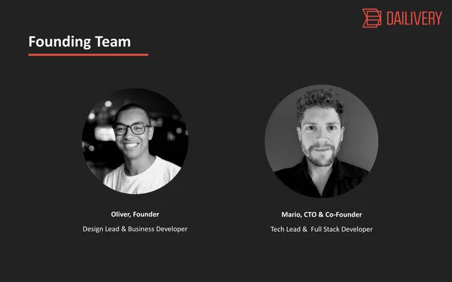 Team slide 6 from Dailivery (Dailivery GmbH)