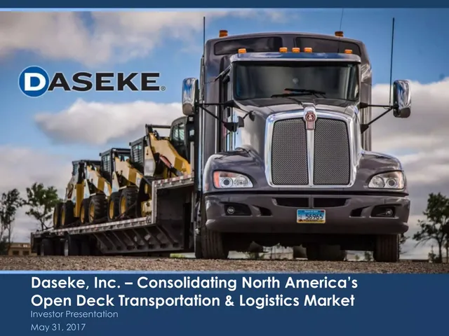 Daseke, Inc. pitch deck cover