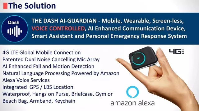 Product / solution slide 3 from Dash AI Communicator