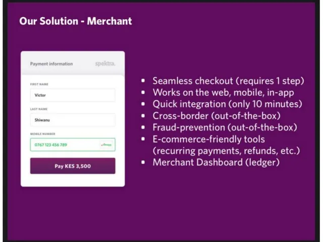 Product / solution slide 4 from Dash (formerly Spektra) -