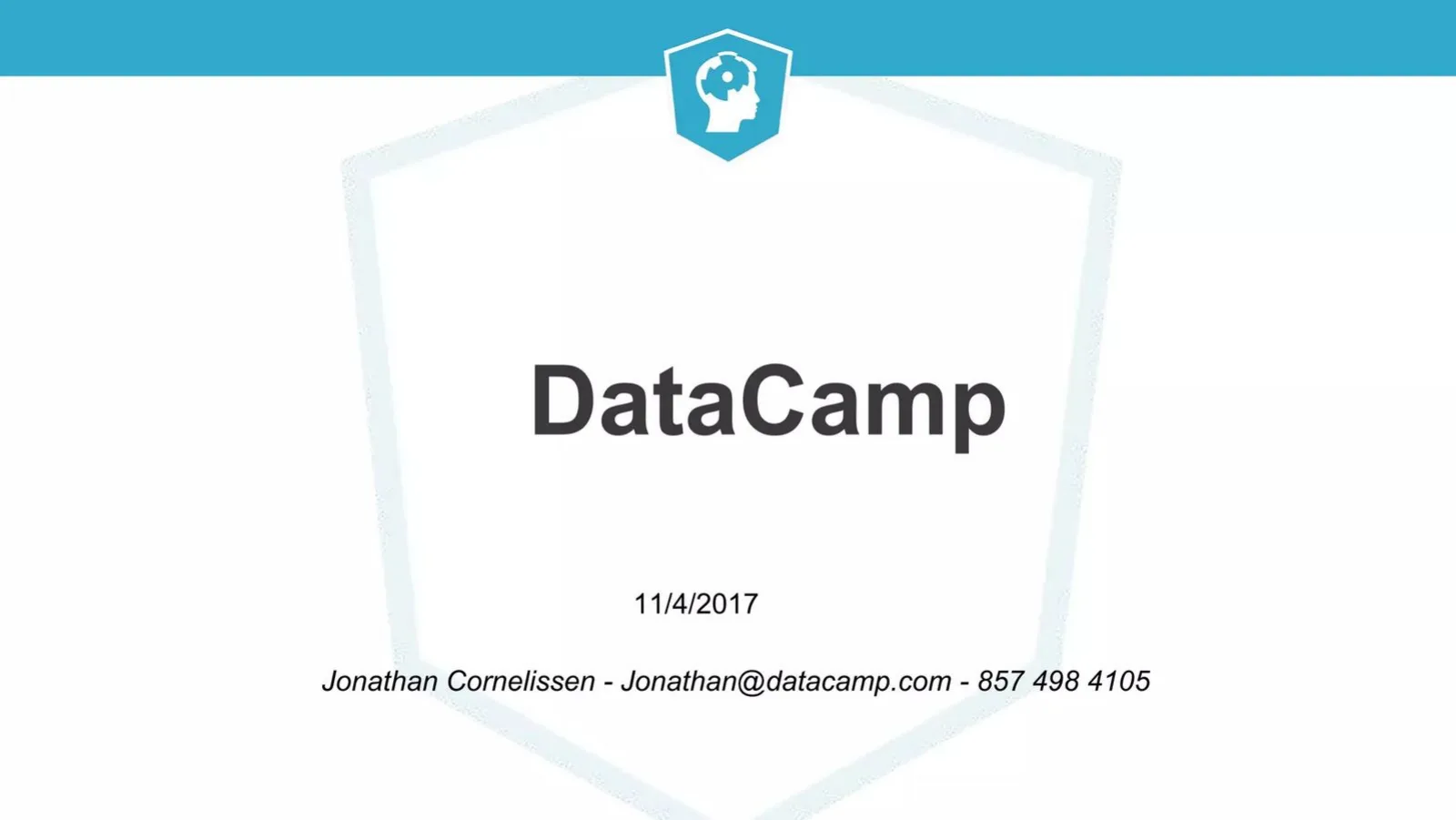 DataCamp pitch deck slide