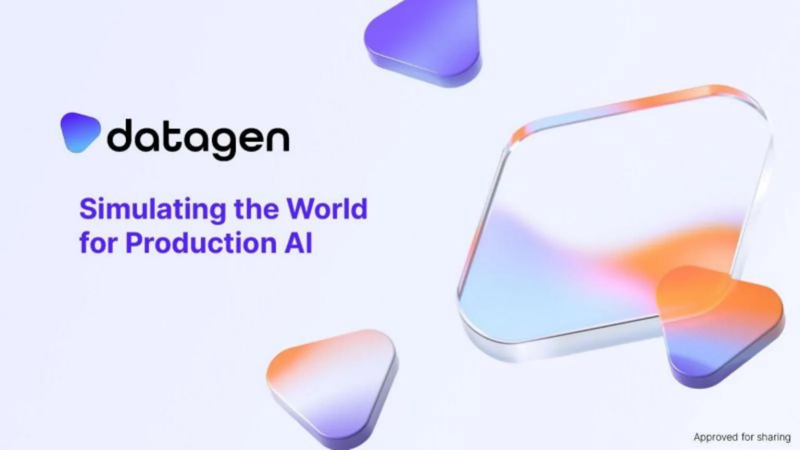 Datagen pitch deck slide