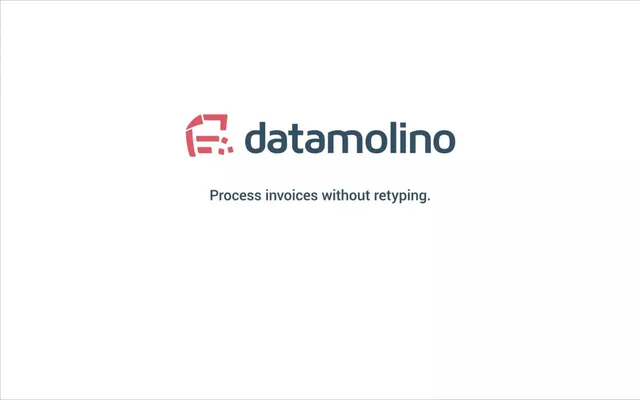 Datamolino pitch deck cover