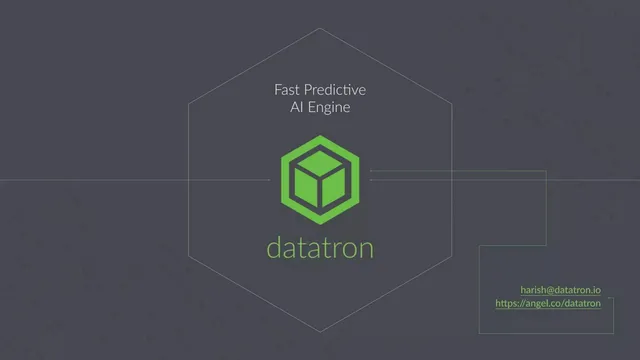 DataTron pitch deck cover