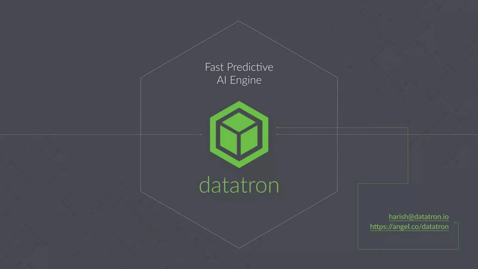 DataTron pitch deck slide
