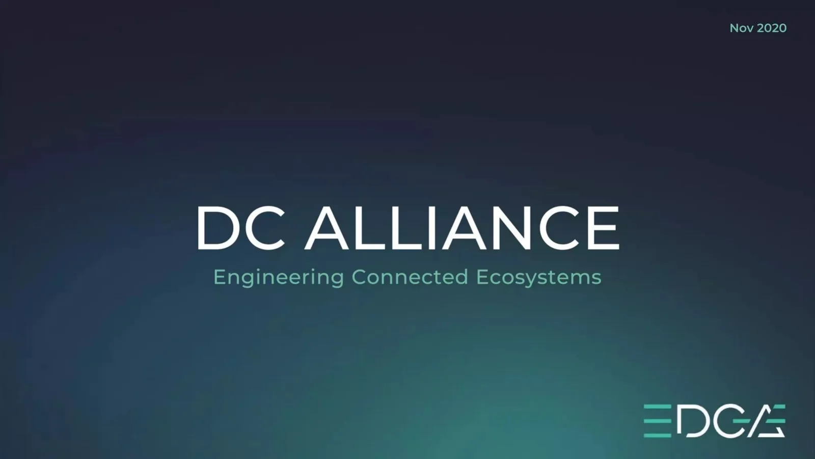 DC Alliance pitch deck slide