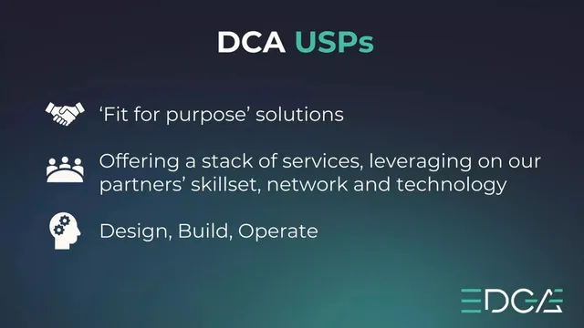 Product / solution slide 6 from DC Alliance