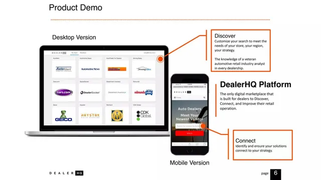 Product / solution slide 7 from DealerHQ