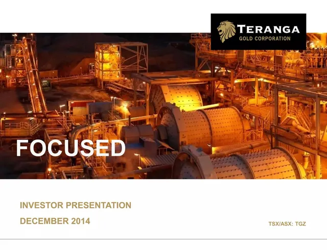 Teranga Gold Corporation pitch deck cover