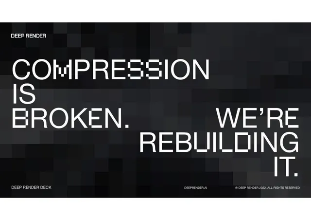 Deep Render pitch deck cover