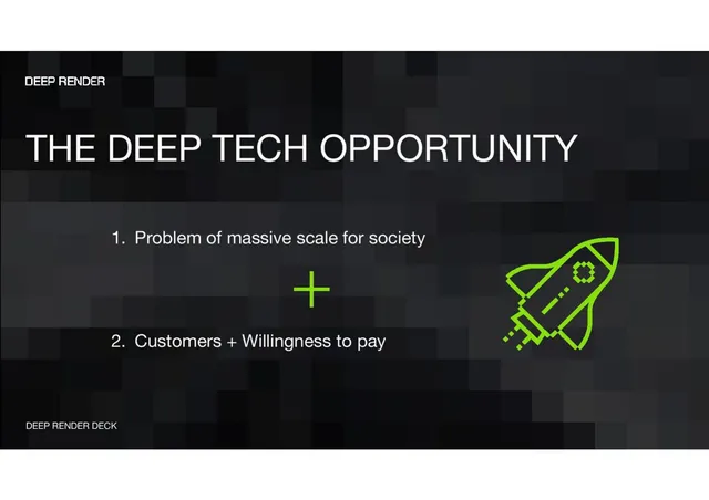 Market sizing / opportunity slide 11 from Deep Render