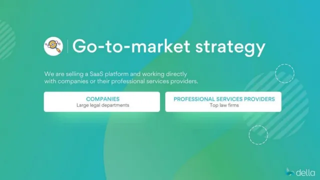 Go-to-market strategy slide 10 from Della