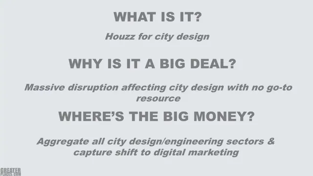Product / solution slide 2 from Greater Places