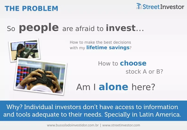 Problem slide 4 from Street Investor (Bússola do Investidor)
