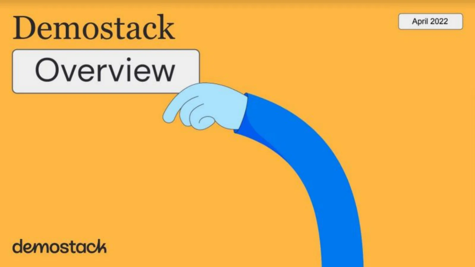 Demostack pitch deck slide