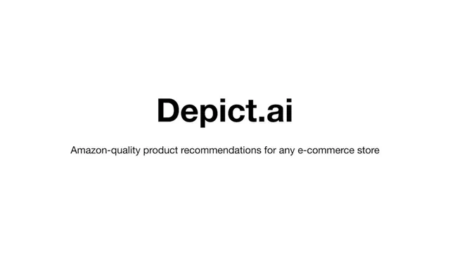 Depict.ai pitch deck cover