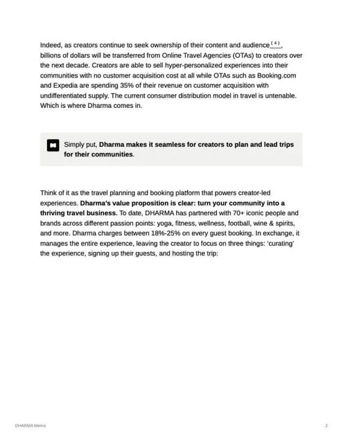 Product / solution slide 2 from Dharma