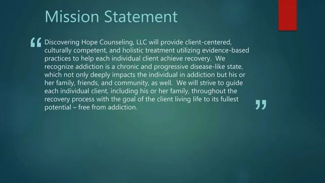 Vision slide 3 from Discovering Hope Counseling, LLC (dhc)