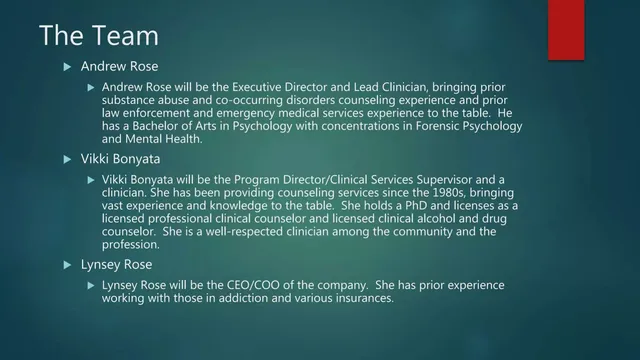 Team slide 8 from Discovering Hope Counseling, LLC (dhc)