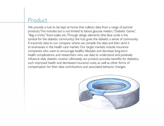 Product / solution slide 4 from diabetesProject (HSC)
