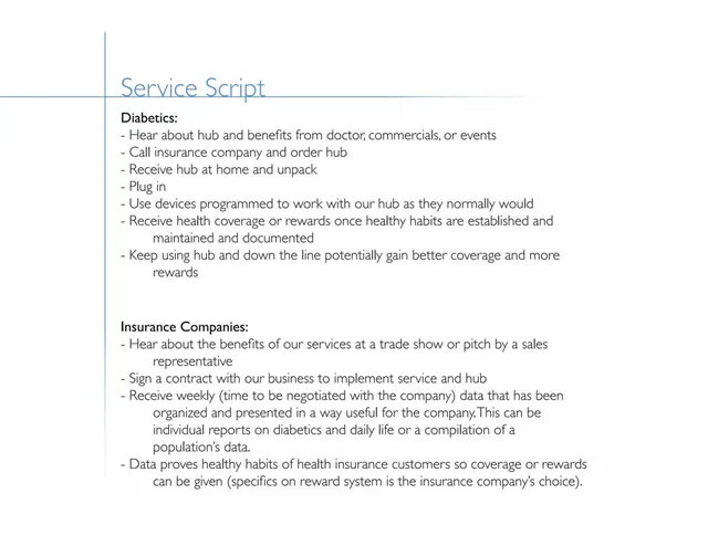 Product / solution slide 6 from diabetesProject (HSC)