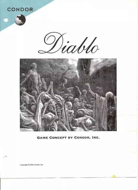 Condor, Inc. (Diablo) pitch deck cover