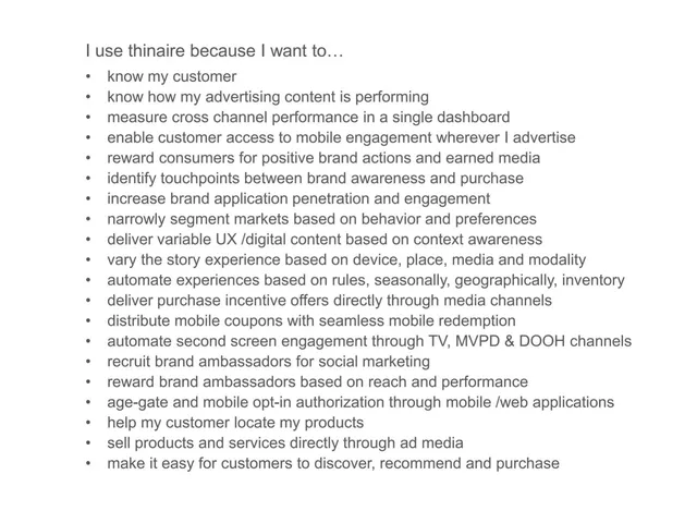 Product / solution slide 3 from Thinaire