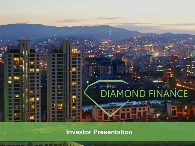 Diamond Finance pitch deck cover