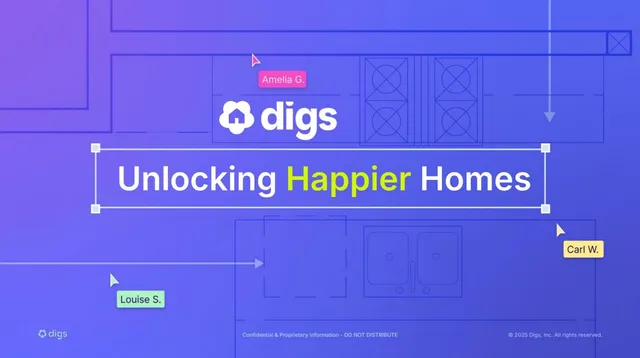 Digs pitch deck cover