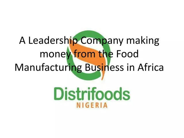 Distrifoods Nigeria pitch deck cover