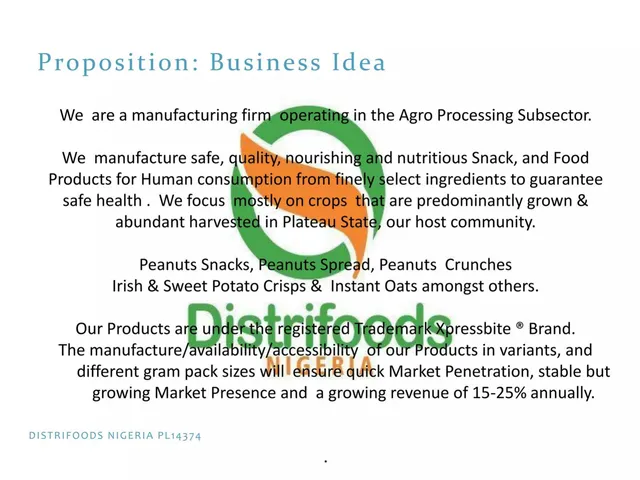 Product / solution slide 3 from Distrifoods Nigeria