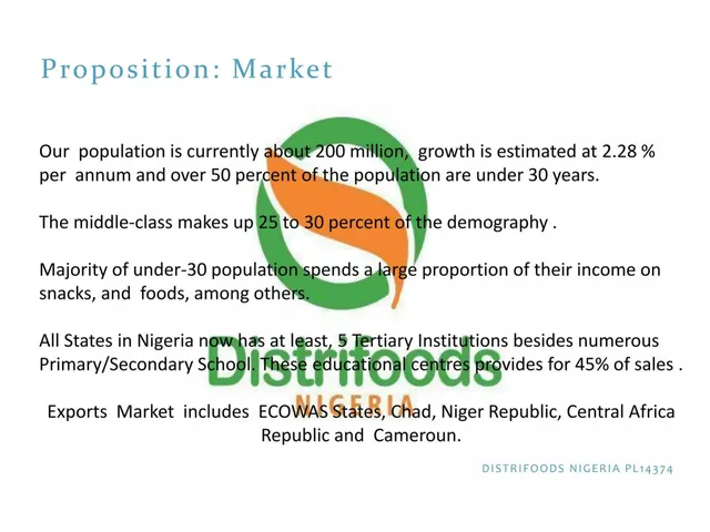 Market analysis / overview slide 4 from Distrifoods Nigeria