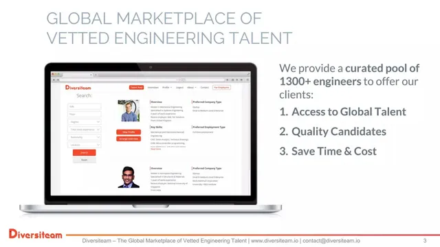 Product / solution slide 3 from Diversiteam