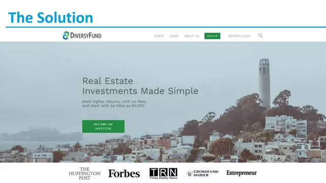 Product / solution slide 4 from DiversyFund