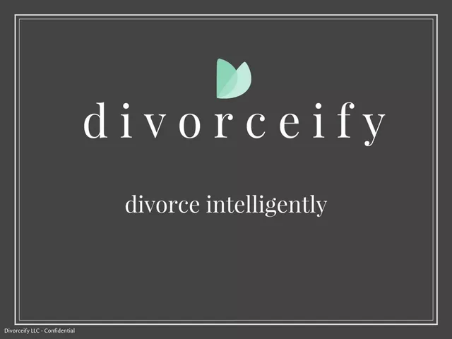 Divorceify pitch deck cover