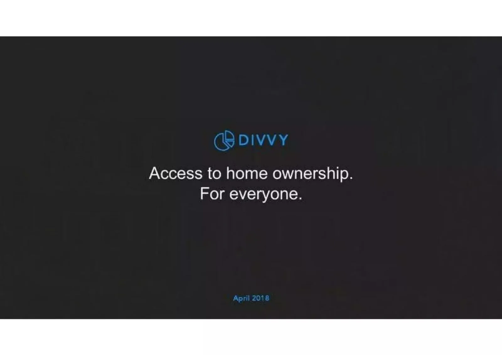 Divvy pitch deck slide