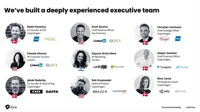 Team slide 4 from Dixa